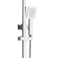 Summit Modern Square Thermostatic Shower - Chrome -ShowerLux Shop EG CK 01 detail2 460