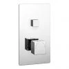 Milan Twin Modern Square Push-Button Concealed Shower Valve 1 Milan Twin Modern Square Push-Button Concealed Shower Valve -ShowerLux Shop EG PB 01S np1