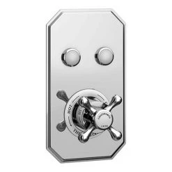 Chatsworth 1928 Traditional Two Outlet Push-Button Shower Valve
