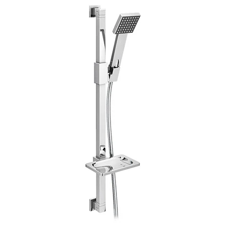 Milan Square Slide Rail Kit inc. Soap Dish 3 Milan Square Slide Rail Kit inc. Soap Dish