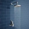 Chatsworth 1928 Twin Exposed Thermostatic Shower Pack (inc. Valve, Elbow + Fixed Shower Head) -ShowerLux Shop EGLY24V PK1 n p