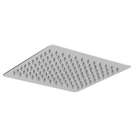 Milan Square Push-Button Concealed Shower Valve with 300x300mm Shower Head + Curved Arm 4 Milan Square Push-Button Concealed Shower Valve with 300x300mm Shower Head + Curved Arm - Image 2