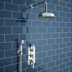 Trafalgar Traditional Triple Concealed Thermostatic Shower Valve 12 Trafalgar Traditional Triple Concealed Thermostatic Shower Valve -ShowerLux Shop ESV63 d3 460