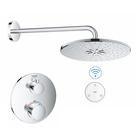 Grohe Grohtherm SmartConnect Round Shower Set 3 Grohe Grohtherm SmartConnect Round Shower Set