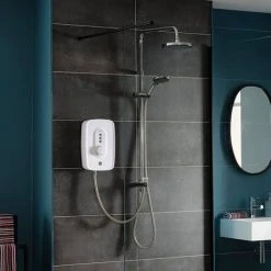 Triton Danzi DuElec 10.5kw Electric Shower - White - GEDADU11 -ShowerLux Shop GEDADU91 D5 460 1