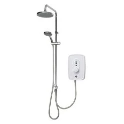Triton Danzi DuElec 9.5kw Electric Shower - White - GEDADU91