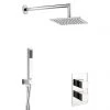 Crosswater Water Square 2 Outlet 2-Handle Shower Bundle -ShowerLux Shop GTLWSQ01 P