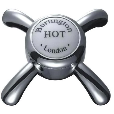 Burlington Anglesey Wall Mounted Bath Shower Mixer w Rigid Riser, Straight Arm & 6" Rose 6 Burlington Anglesey Wall Mounted Bath Shower Mixer w Rigid Riser, Straight Arm & 6" Rose - Image 4