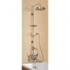 Burlington Anglesey Wall Mounted Angled Bath Shower Mixer w Riser, 9" Rose & Soap Basket 2 Burlington Anglesey Wall Mounted Angled Bath Shower Mixer w Riser, 9" Rose & Soap Basket -ShowerLux Shop H365 AN L 460