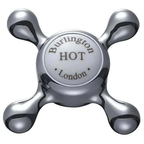 Burlington Claremont Wall Mounted Angled Bath Shower Mixer w Riser, 9" Rose & Soap Basket 6 Burlington Claremont Wall Mounted Angled Bath Shower Mixer w Riser, 9" Rose & Soap Basket - Image 4