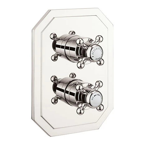 Crosswater Belgravia Nickel Crossbox 1 Outlet Trim Set 3 Crosswater Belgravia Nickel Crossbox 1 Outlet Trim Set