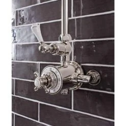 Crosswater - Belgravia Thermostatic Shower Valve with Fixed Head - Nickel 9 Crosswater - Belgravia Thermostatic Shower Valve with Fixed Head - Nickel -ShowerLux Shop HG SHOWERN D3 460