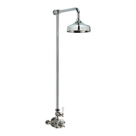 Crosswater - Belgravia Thermostatic Shower Valve with Fixed Head - Nickel 3 Crosswater - Belgravia Thermostatic Shower Valve with Fixed Head - Nickel