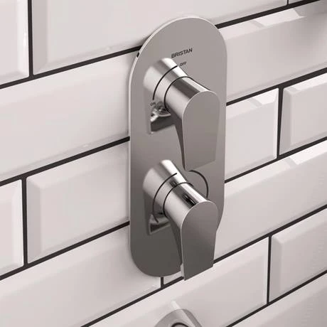 Bristan Hourglass Recessed Thermostatic Dual Control Shower Valve - HOU-SHCVO-C 4 Bristan Hourglass Recessed Thermostatic Dual Control Shower Valve - HOU-SHCVO-C - Image 2