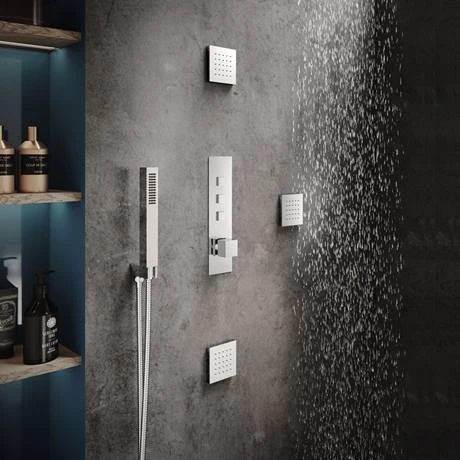 Hudson Reed Ignite Square Slimline Shower Package (3 Outlets) 4 Hudson Reed Ignite Square Slimline Shower Package (3 Outlets) - Image 2