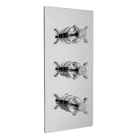 Heritage - Dawlish Dual Control Recessed Valve With Twin Integral Stopcocks - Chrome 3 Heritage - Dawlish Dual Control Recessed Valve With Twin Integral Stopcocks - Chrome