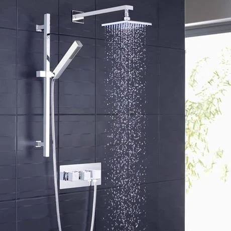 Hudson Reed Kubix Twin Concealed Thermostatic Shower Valve with Diverter & Outlet - A3067 4 Hudson Reed Kubix Twin Concealed Thermostatic Shower Valve with Diverter & Outlet - A3067 - Image 2