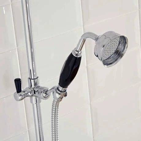 Hudson Reed Topaz Black Traditional Slide Rail Kit - A4211 4 Hudson Reed Topaz Black Traditional Slide Rail Kit - A4211 - Image 2