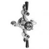 Hudson Reed Topaz Black Triple Exposed Thermostatic Shower Valve - BTSVT102 2 Hudson Reed Topaz Black Triple Exposed Thermostatic Shower Valve - BTSVT102 -ShowerLux Shop Hudson Reed Topaz Black Triple Exposed Thermostatic Shower Valve BTSVT102 n p