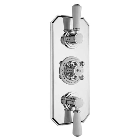 Hudson Reed Topaz Triple Concealed Thermostatic Shower Valve - TSVT003 3 Hudson Reed Topaz Triple Concealed Thermostatic Shower Valve - TSVT003