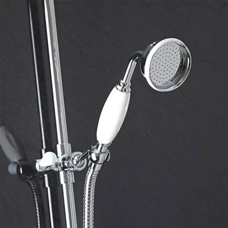 Hudson Reed Traditional Exposed Shower Valve, Riser Kit, Diverter & Shower Rose 6 Hudson Reed Traditional Exposed Shower Valve, Riser Kit, Diverter & Shower Rose - Image 4