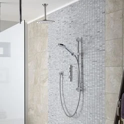 Aqualisa iSystem Smart Shower Concealed with Adjustable and Ceiling Fixed Heads