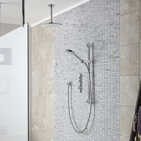 Aqualisa iSystem Smart Shower Concealed with Adjustable and Ceiling Fixed Heads 3 Aqualisa iSystem Smart Shower Concealed with Adjustable and Ceiling Fixed Heads