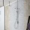 Aqualisa iSystem Smart Shower Exposed with Adjustable and Ceiling Fixed Heads 2 Aqualisa iSystem Smart Shower Exposed with Adjustable and Ceiling Fixed Heads -ShowerLux Shop ISD.A1.EV .DVFC .21 P