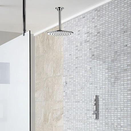 Aqualisa iSystem Smart Shower Concealed with Ceiling Fixed Head 3 Aqualisa iSystem Smart Shower Concealed with Ceiling Fixed Head