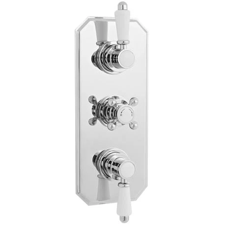 Nuie Edwardian Triple Concealed Thermostatic Shower Valve - ITY317 3 Nuie Edwardian Triple Concealed Thermostatic Shower Valve - ITY317