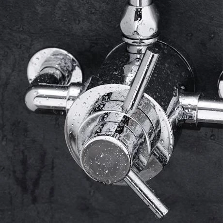 Nuie Series F II Dual Exposed Thermostatic Shower Valve - Chrome - JTY026 4 Nuie Series F II Dual Exposed Thermostatic Shower Valve - Chrome - JTY026 - Image 2