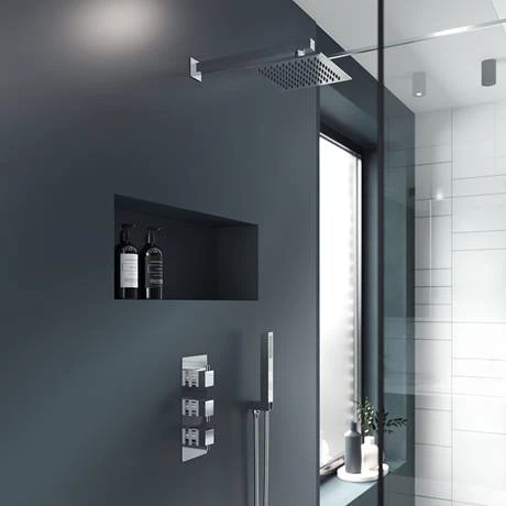 Ultra Series L Triple Concealed Thermostatic Shower Valve - Chrome - JTY303 6 Ultra Series L Triple Concealed Thermostatic Shower Valve - Chrome - JTY303 - Image 4