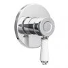 Keswick Round Traditional Chrome Concealed Manual Shower Valve 2 Keswick Round Traditional Chrome Concealed Manual Shower Valve -ShowerLux Shop KESV15 n p