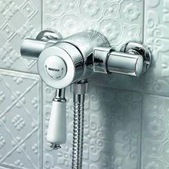 Bristan Colonial2 Thermostatic Surface Mounted Shower Valve + Adjustable Riser 7 Bristan Colonial2 Thermostatic Surface Mounted Shower Valve + Adjustable Riser -ShowerLux Shop KN2 SHXAR C D2 460