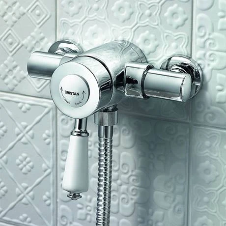 Bristan Colonial2 Thermostatic Surface Mounted Shower Valve + Adjustable Riser 5 Bristan Colonial2 Thermostatic Surface Mounted Shower Valve + Adjustable Riser - Image 3