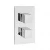Hudson Reed Lennox Twin Concealed Thermostatic Shower Valve - SQR3210 2 Hudson Reed Lennox Twin Concealed Thermostatic Shower Valve - SQR3210 -ShowerLux Shop Lennox P 1