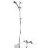 Aqualisa - Midas 100 Thermostatic Bath Shower Mixer with Slide Rail Kit - MD100BSM -ShowerLux Shop MD100BSM P