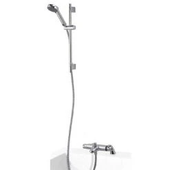 Aqualisa - Midas 100 Thermostatic Bath Shower Mixer with Slide Rail Kit - MD100BSM