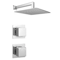 Milan Square Concealed Individual Stop Tap + Thermostatic Control Valve with 300mm Shower Head 10 Milan Square Concealed Individual Stop Tap + Thermostatic Control Valve with 300mm Shower Head -ShowerLux Shop MIL ISV PK1 detail1 460