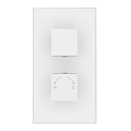 Milan Shower Valve with Built-in Diverter + Rainfall/Water Blade Shower Head 8 Milan Shower Valve with Built-in Diverter + Rainfall/Water Blade Shower Head - Image 6