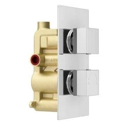 Milan Square Shower Package with Concealed Valve + Head -ShowerLux Shop MIL SCV PK n d2 460