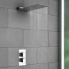 Milan Square Shower Package with Concealed Valve + Flat Fixed Shower Head -ShowerLux Shop MIL SCV PK2 n prod