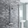 Milan Modern Thermostatic Shower - Chrome 2 Milan Modern Thermostatic Shower - Chrome -ShowerLux Shop MIL002 nw p