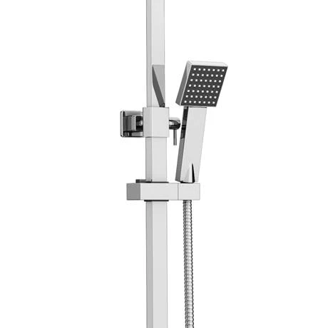 Milan Modern Square Thermostatic Shower (300 x 300mm Head - Chrome) 4 Milan Modern Square Thermostatic Shower (300 x 300mm Head - Chrome) - Image 2