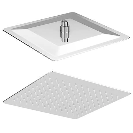 Milan Modern Square Thermostatic Shower (300 x 300mm Head - Chrome) 6 Milan Modern Square Thermostatic Shower (300 x 300mm Head - Chrome) - Image 4