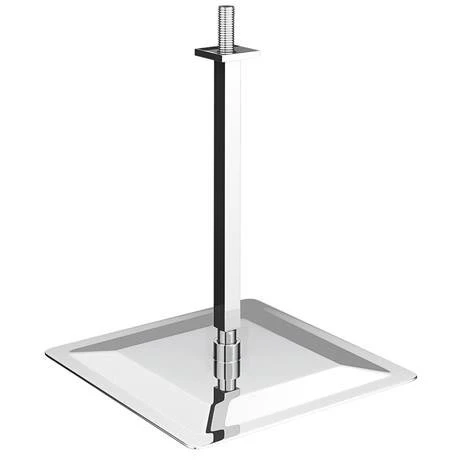 Modern Square Triple Shower Valve, Ceiling Mounted Square Shower Head & 6 Body Jets 5 Modern Square Triple Shower Valve, Ceiling Mounted Square Shower Head & 6 Body Jets - Image 3