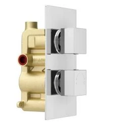 Milan Twin Concealed Shower Valve inc. Ultra Thin 300 x 300mm Head + Vertical Arm 13 Milan Twin Concealed Shower Valve inc. Ultra Thin 300 x 300mm Head + Vertical Arm -ShowerLux Shop MILPK001 n d5 460