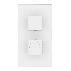 Milan Twin Square Concealed Shower Valve with Diverter - Chrome 12 Milan Twin Square Concealed Shower Valve with Diverter - Chrome -ShowerLux Shop MISVC01D n d1 460