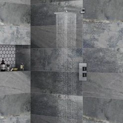 Milan Modern Square Concealed Twin Shower Valve - Chrome 12 Milan Modern Square Concealed Twin Shower Valve - Chrome -ShowerLux Shop MISVC01 nw d5 460