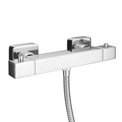 Milan Bar Shower Package w. Flat Minimalist Slider Handset Kit 12 Milan Bar Shower Package w. Flat Minimalist Slider Handset Kit -ShowerLux Shop MMBSFT1 d4 460